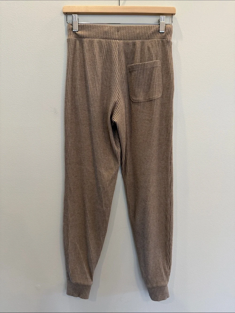 Alo Yoga Muse Ribbed Knit Hoodie Sweatshirt & Joggers Set  Size XS/XXS